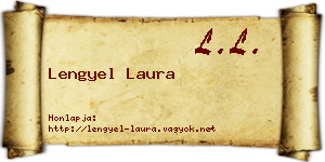 Lengyel Laura névjegykártya